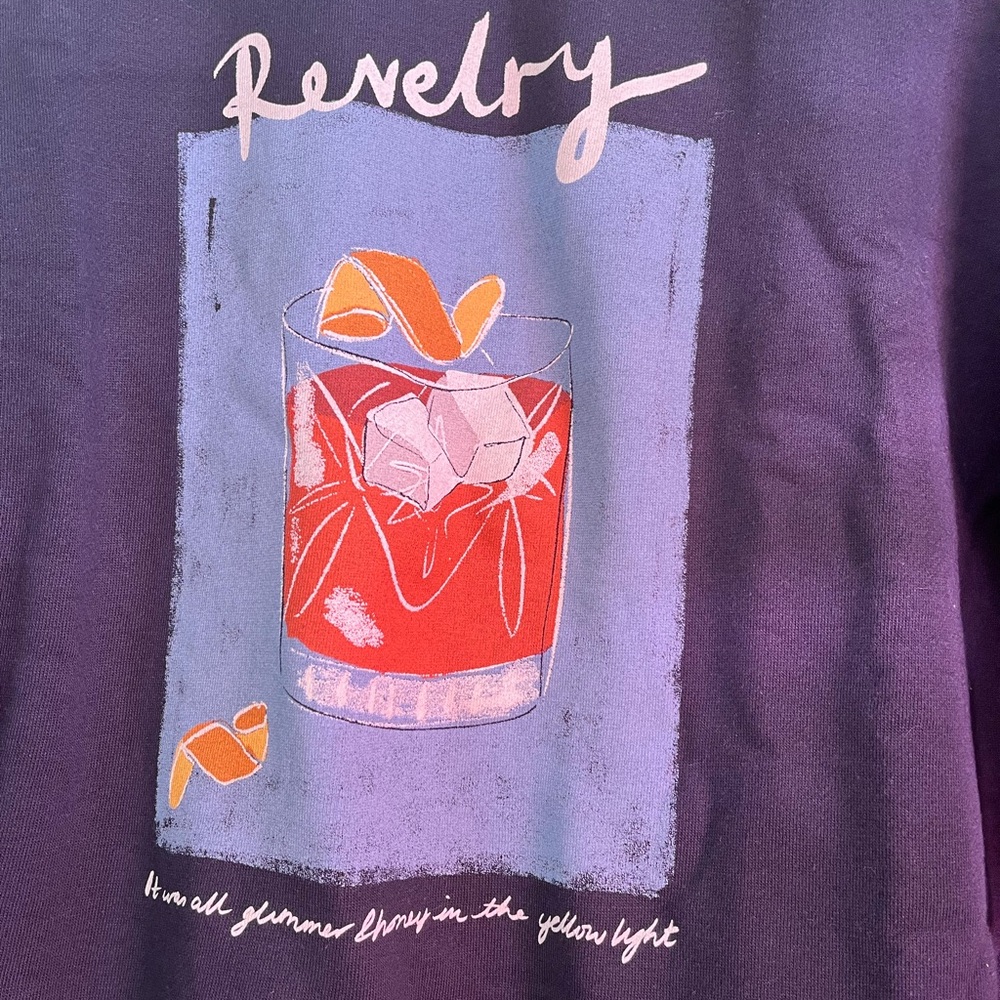 ANTHROPOLOGIE Maeve Cocktail Sweatshirt - Picture 8 of 11